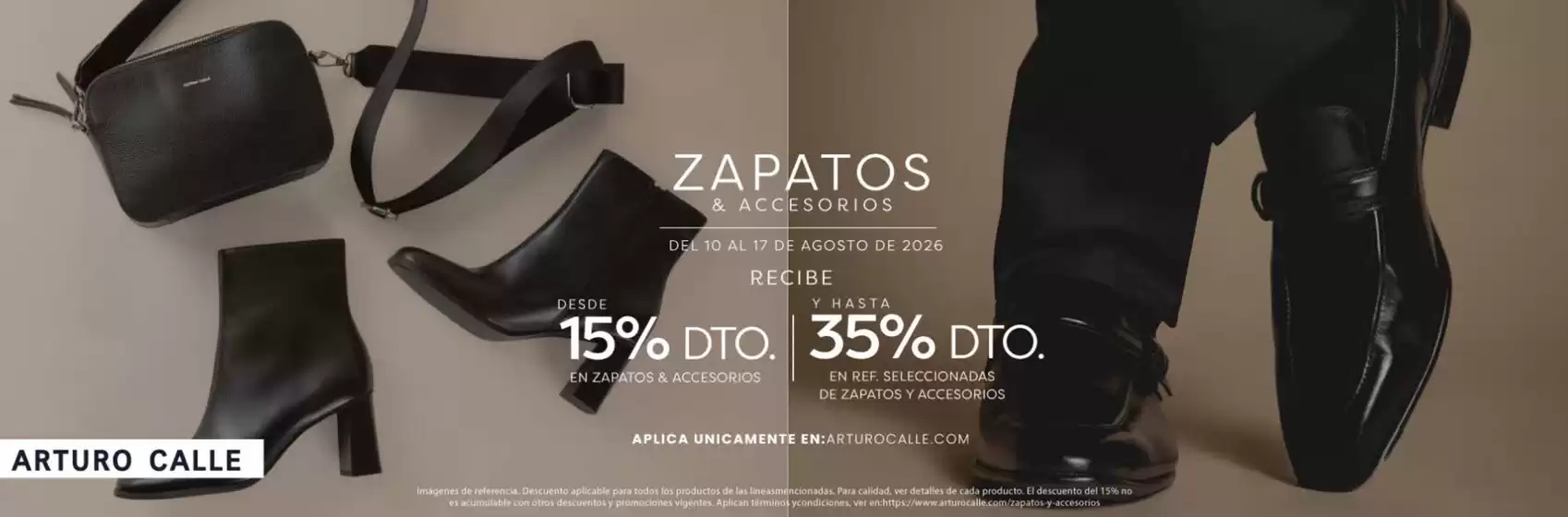 Catálogo Arturo Calle | Recibe Desde 15% Dto. y Hasta 35% Dto. | 2026-08-12T00:00:00.000Z - 2026-08-17T00:00:00.000Z