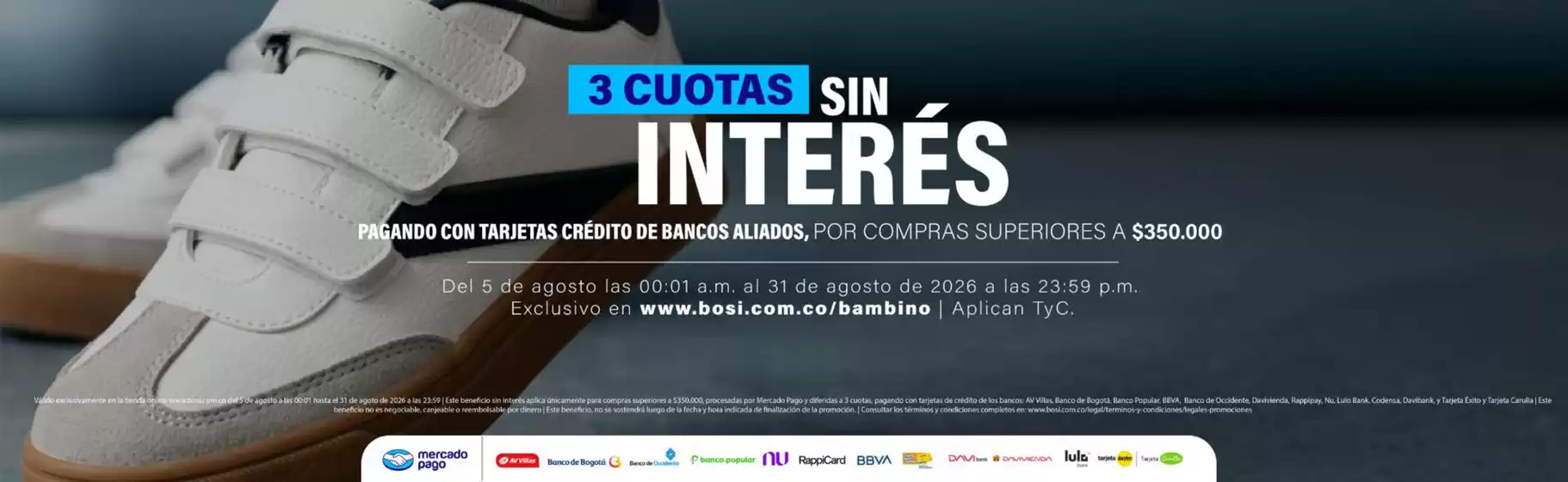 Catálogo Bosi Bambino | 3 cuotas sin interés | 2026-08-12T00:00:00.000Z - 2026-08-31T00:00:00.000Z