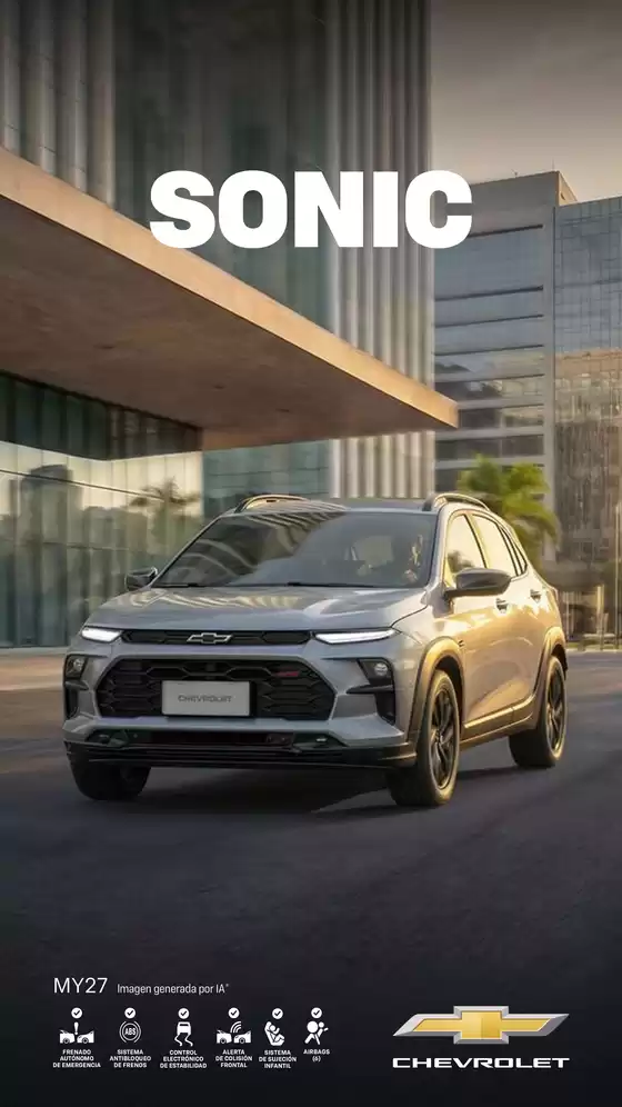 Catálogo Chevrolet | Ficha tecnica sonic agosto 2026 | 2026-08-12T00:00:00.000Z - 2026-08-26T00:00:00.000Z