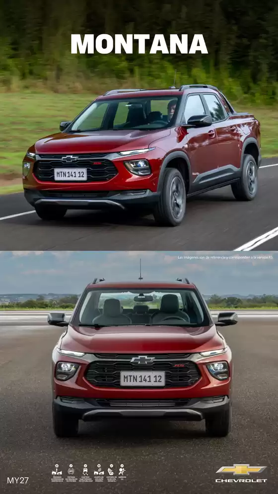 Catálogo Chevrolet | Ficha tecnica montana agosto 2026 | 2026-08-12T00:00:00.000Z - 2026-08-26T00:00:00.000Z