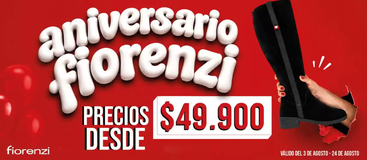 Catálogo Fiorenzi | Precios desde $49.900 | 2026-08-12T00:00:00.000Z - 2026-08-24T00:00:00.000Z