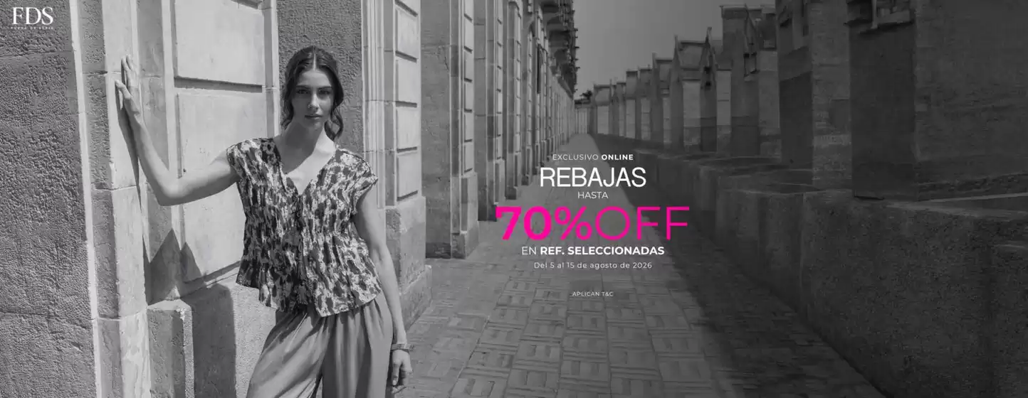 Catálogo Fuera de Serie | Rebajas Hasta 70% OFF | 2026-08-12T00:00:00.000Z - 2026-08-15T00:00:00.000Z