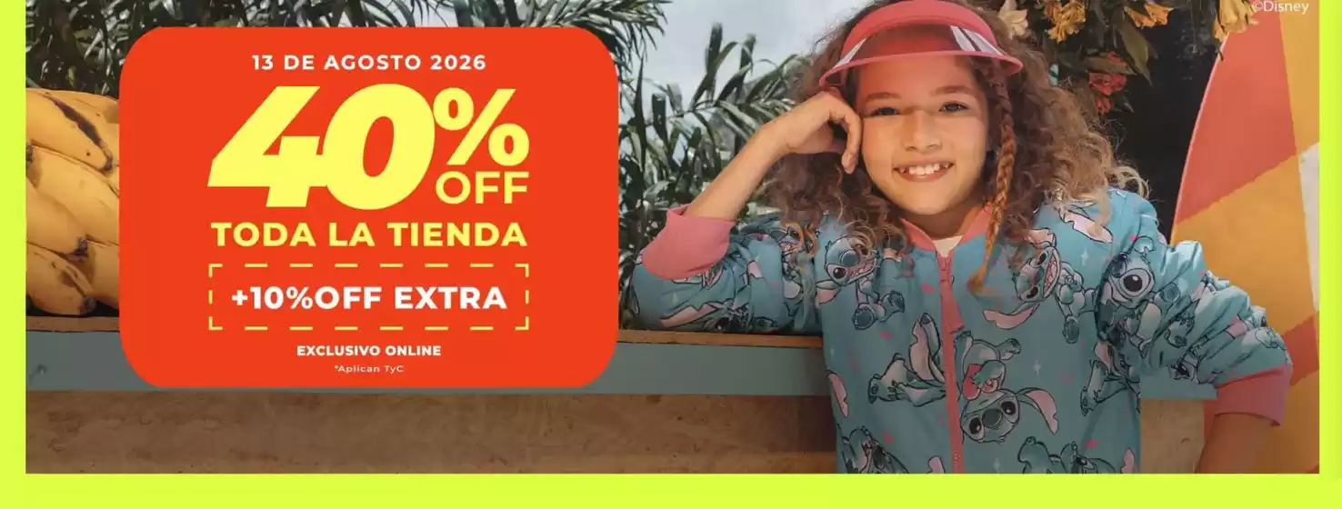 Catálogo MIC | 40% OFF en toda la tienda +10% OFF extra | 2026-08-13T00:00:00.000Z - 2026-08-13T00:00:00.000Z