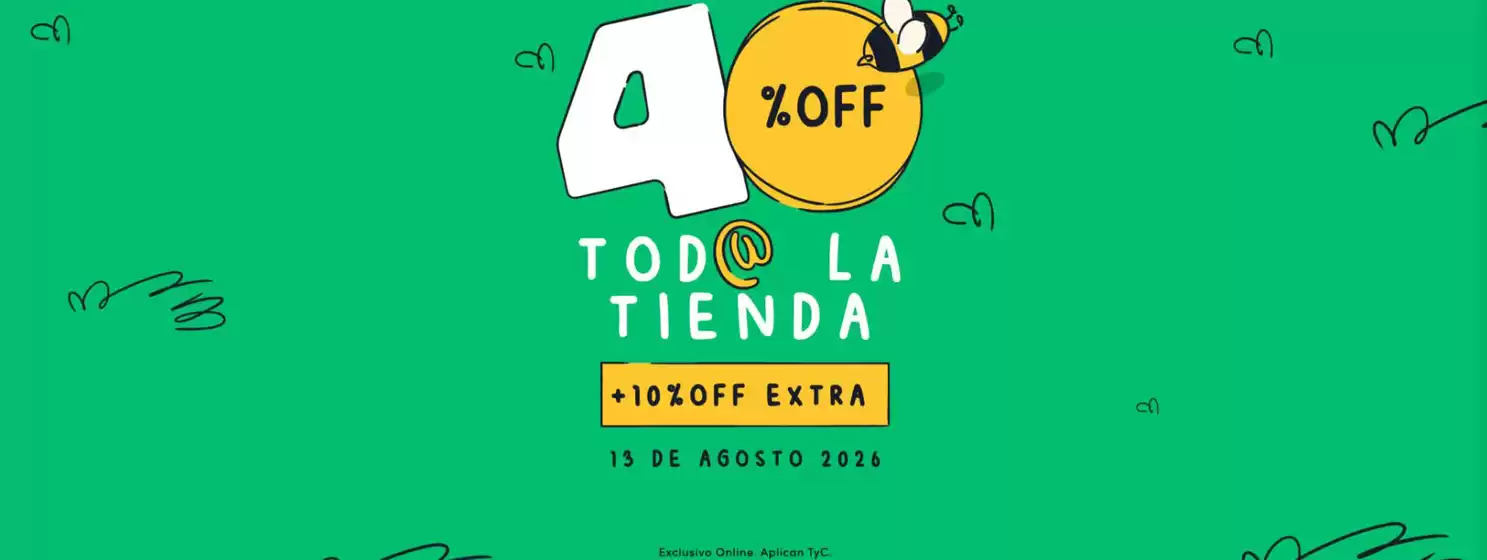 Catálogo MIC Baby | 40% OFF en toda la tienda +10% OFF extra | 2026-08-13T00:00:00.000Z - 2026-08-13T00:00:00.000Z