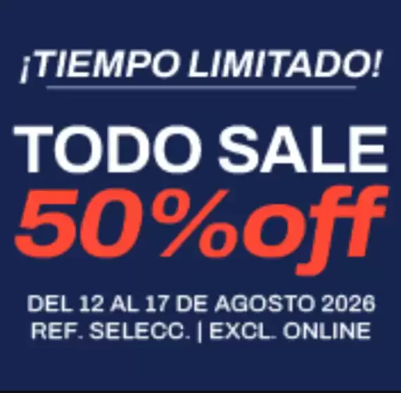 Catálogo Americanino | Todo Sale 50% OFF | 2026-08-13T00:00:00.000Z - 2026-08-17T00:00:00.000Z