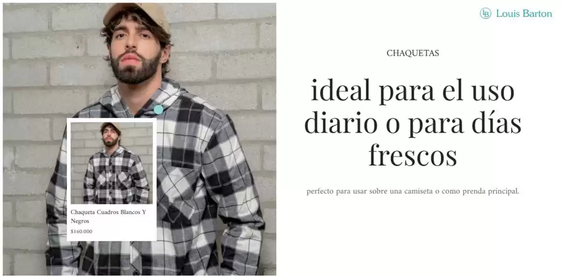 Catálogo Louis Barton | Ideal para el uso diario o para días frescos | 2026-08-13T00:00:00.000Z - 2026-08-27T00:00:00.000Z