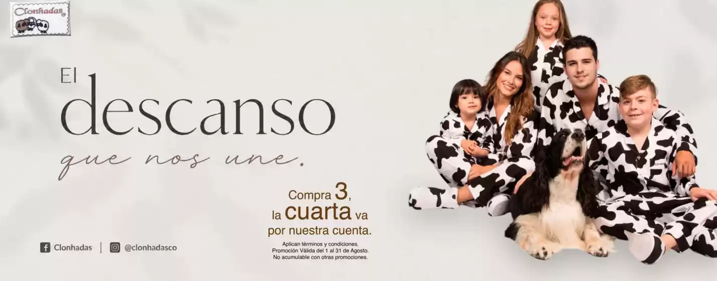 Catálogo Clonhadas | Compra 3, la cuarta va por nuestra cuenta | 2026-08-13T00:00:00.000Z - 2026-08-31T00:00:00.000Z