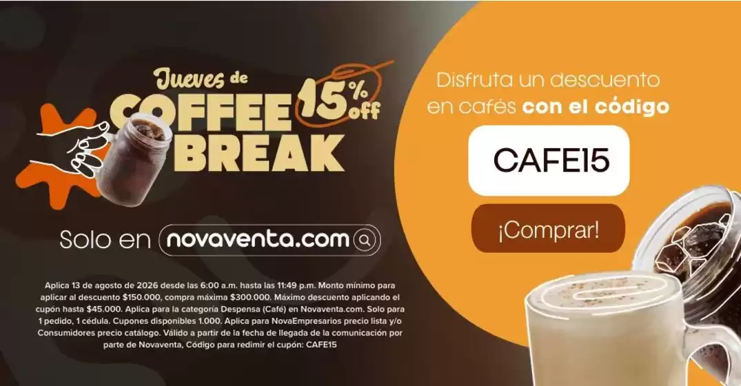 Catálogo Nova Venta | Gangas y ofertas actuales | 2026-08-13T00:00:00.000Z - 2026-08-13T00:00:00.000Z