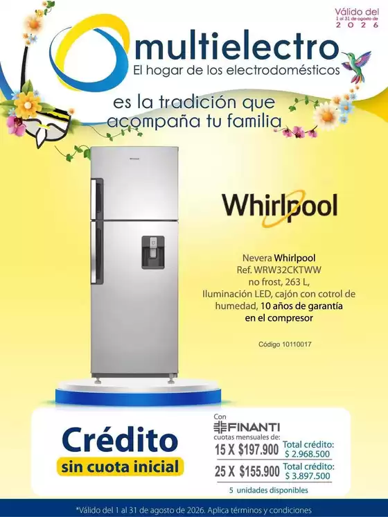 Catálogo Multielectro | Nuevas ofertas para descubrir | 2026-08-01T00:00:00.000Z - 2026-08-31T00:00:00.000Z