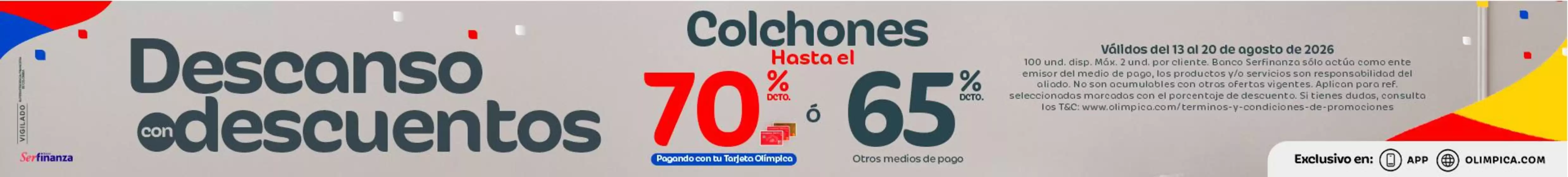 Catálogo Olímpica | Descubre ofertas atractivas | 2026-08-13T00:00:00.000Z - 2026-08-20T00:00:00.000Z