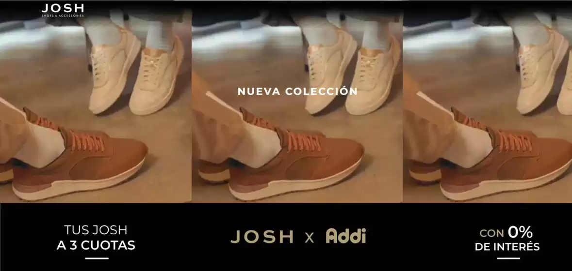 Catálogo Josh | 3 cuotas con 0% de interés | 2026-08-13T00:00:00.000Z - 2026-08-31T00:00:00.000Z