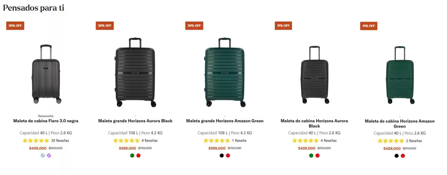 Catálogo Samsonite | Ofertas | 2026-08-13T00:00:00.000Z - 2026-08-20T00:00:00.000Z