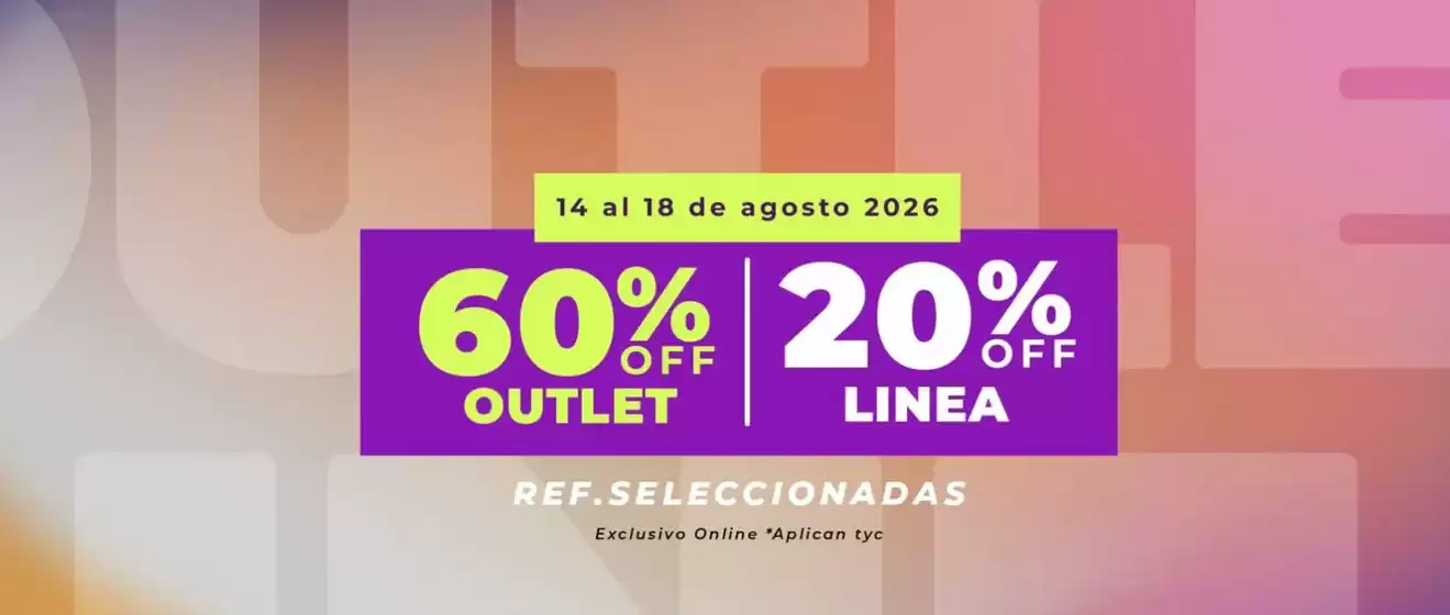 Catálogo MIC | Hasta 60% OFF & 20% OFF | 2026-08-14T00:00:00.000Z - 2026-08-18T00:00:00.000Z