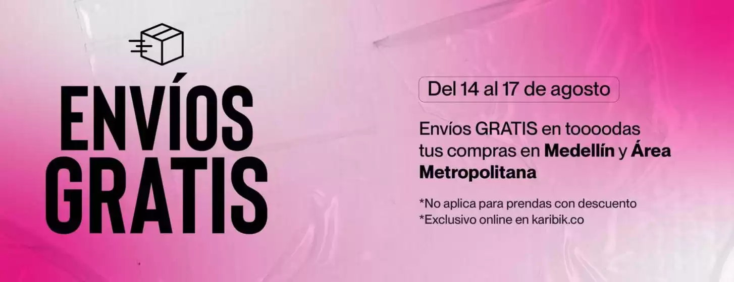 Catálogo Karibik | Envíos Gratis | 2026-08-14T00:00:00.000Z - 2026-08-17T00:00:00.000Z