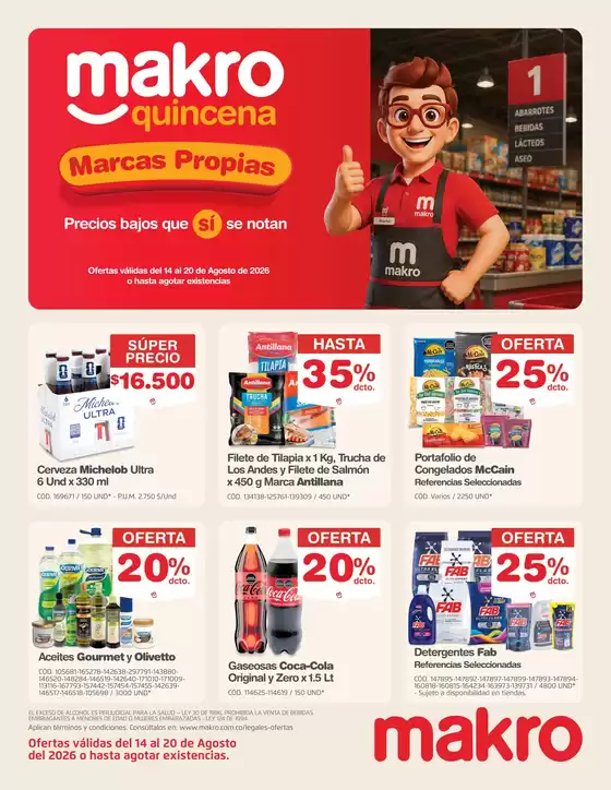 Catálogo Makro | Makro Quincena | 2026-08-14T00:00:00.000Z - 2026-08-20T00:00:00.000Z