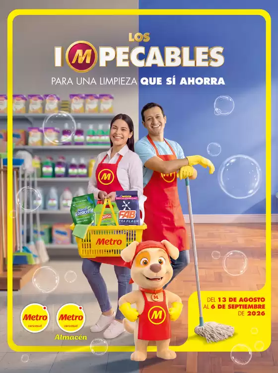Catálogo Metro | LOS IMPECABLES, PARA UNA LIMPIEZA QUE SÍ AHORRA- METRO | 2026-08-14T00:00:00.000Z - 2026-08-31T00:00:00.000Z