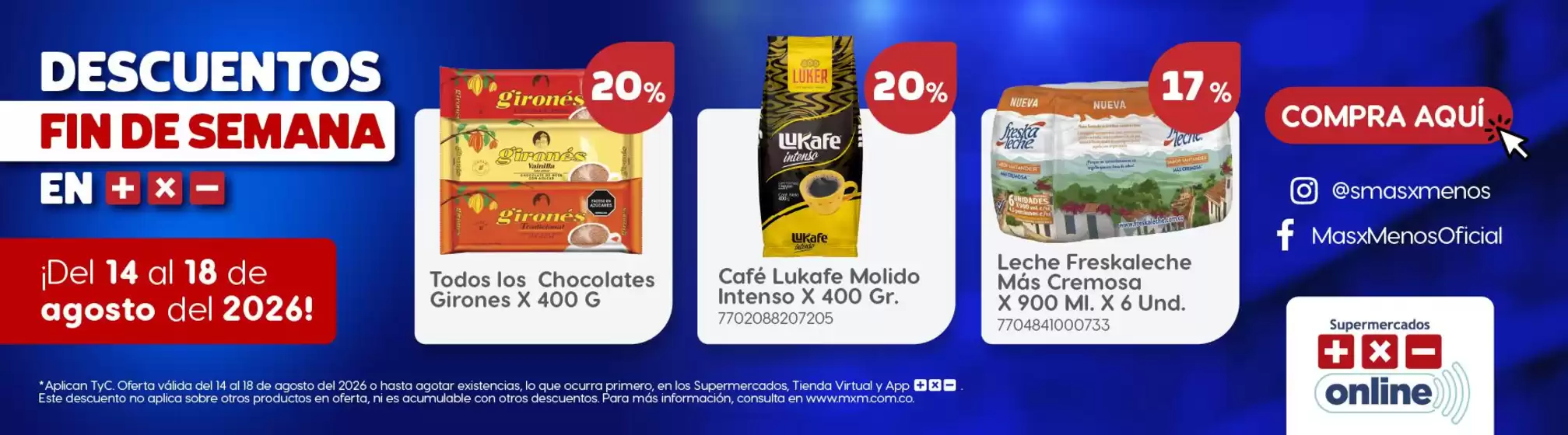 Catálogo Más x Menos | Nuestras mejores gangas | 2026-08-14T00:00:00.000Z - 2026-08-18T00:00:00.000Z