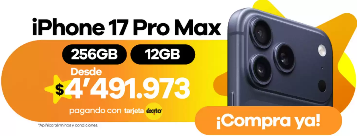Catálogo Éxito | Ofertas y promociones actuales | 2026-08-16T00:00:00.000Z - 2026-08-30T00:00:00.000Z