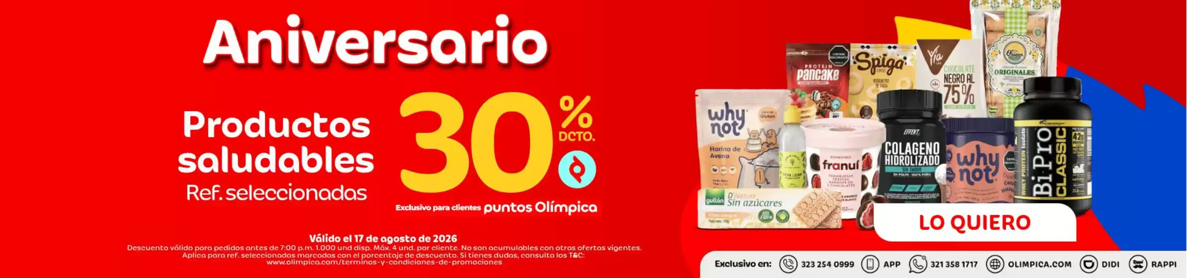 Catálogo Olímpica | Ofertas principales para ahorradores | 2026-08-17T00:00:00.000Z - 2026-08-17T00:00:00.000Z
