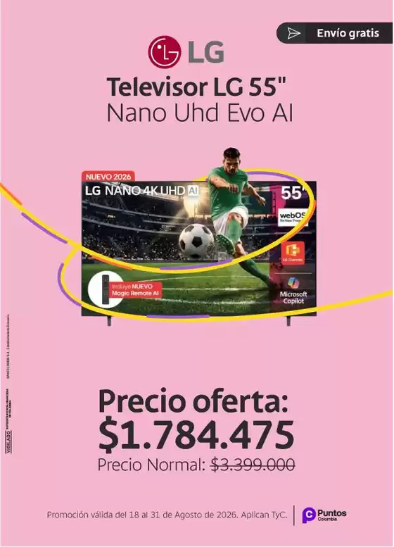 Catálogo Bancolombia | Ofertas exclusivas para nuestros clientes | 2026-08-18T00:00:00.000Z - 2026-08-31T00:00:00.000Z