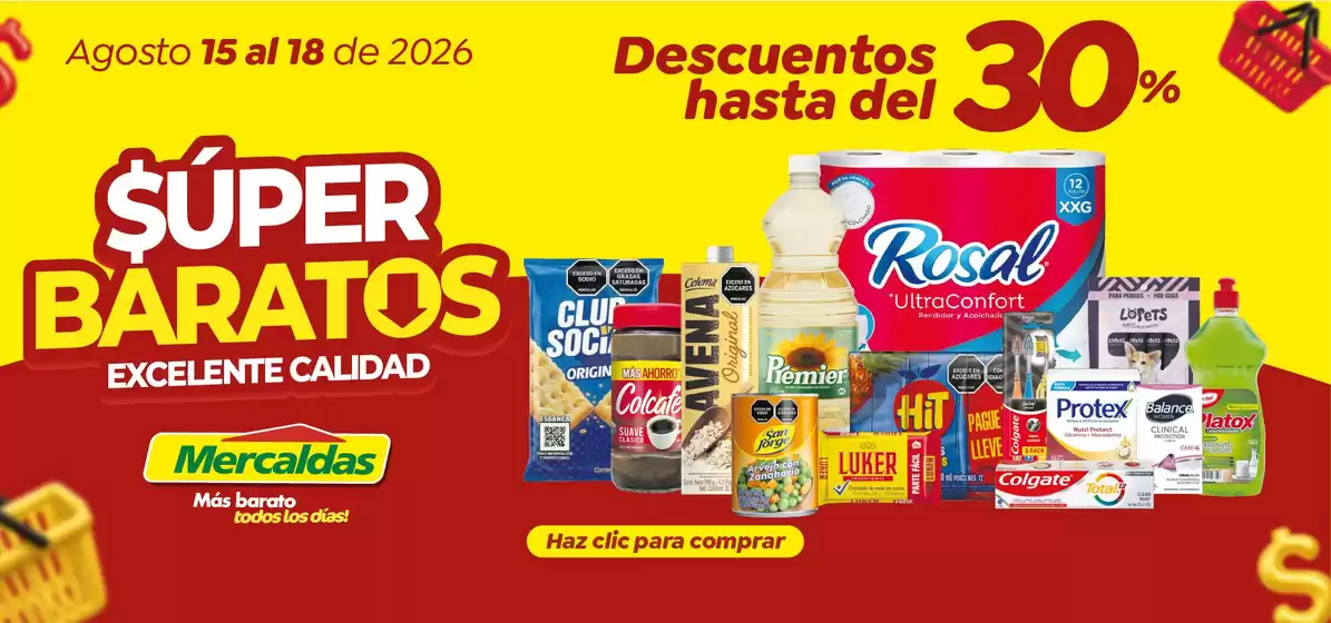Catálogo Mercaldas | Nuevas ofertas para descubrir | 2026-08-15T00:00:00.000Z - 2026-08-18T00:00:00.000Z