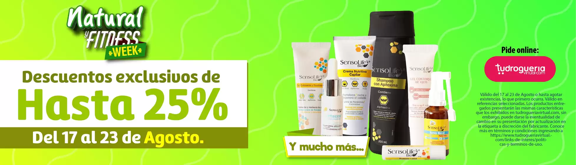 Catálogo Tu Droguería Virtual | Ofertas principales para ahorradores | 2026-08-17T00:00:00.000Z - 2026-08-23T00:00:00.000Z