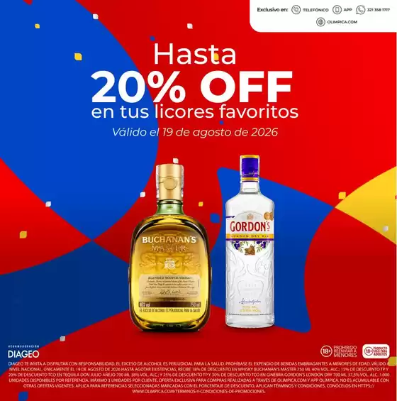 Catálogo Olímpica | Ofertas principales para todos los cazadores de gangas | 2026-08-19T00:00:00.000Z - 2026-08-19T00:00:00.000Z