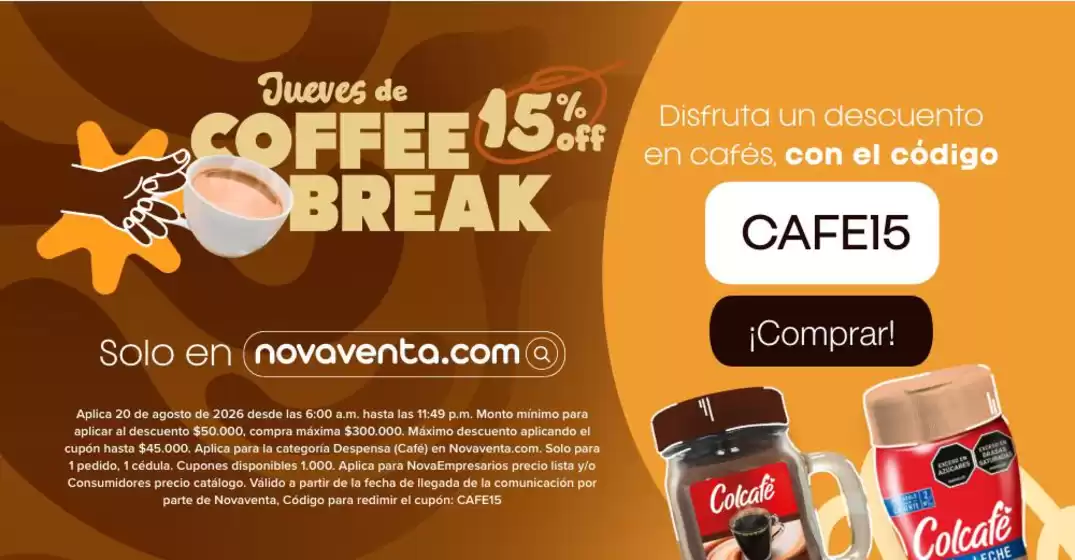 Catálogo Nova Venta | Ofertas principales para todos los cazadores de gangas | 2026-08-20T00:00:00.000Z - 2026-08-20T00:00:00.000Z