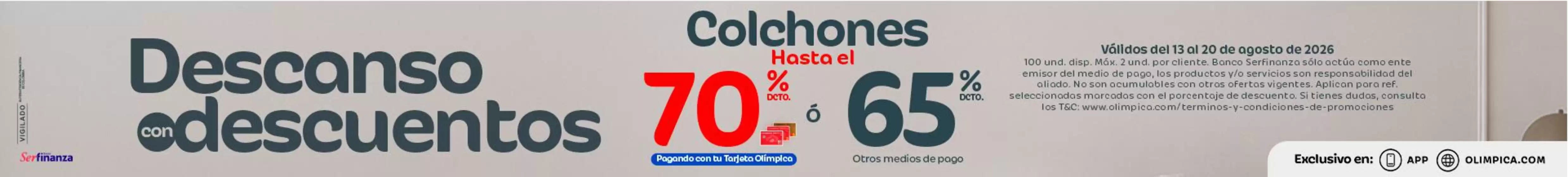 Catálogo Olímpica | Promociones actuales | 2026-08-13T00:00:00.000Z - 2026-08-20T00:00:00.000Z