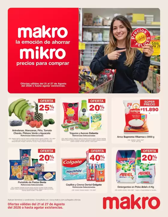 Catálogo Makro | Precios Felices | 2026-08-21T00:00:00.000Z - 2026-08-27T00:00:00.000Z