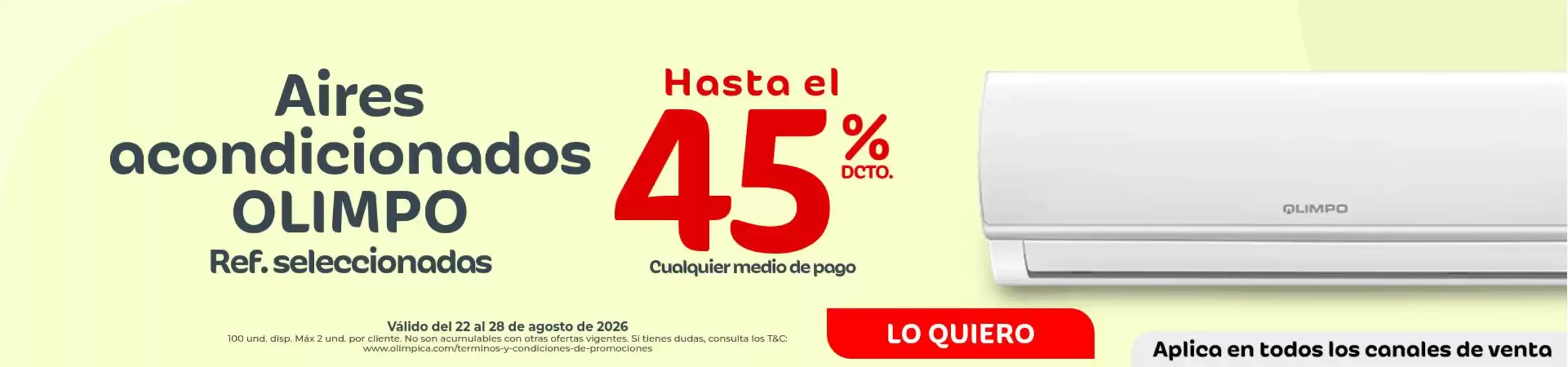 Catálogo Olímpica | Descuentos y promociones | 2026-08-22T00:00:00.000Z - 2026-08-28T00:00:00.000Z