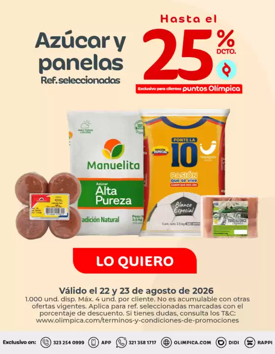Catálogo Olímpica | Gangas y ofertas actuales | 2026-08-22T00:00:00.000Z - 2026-08-23T00:00:00.000Z