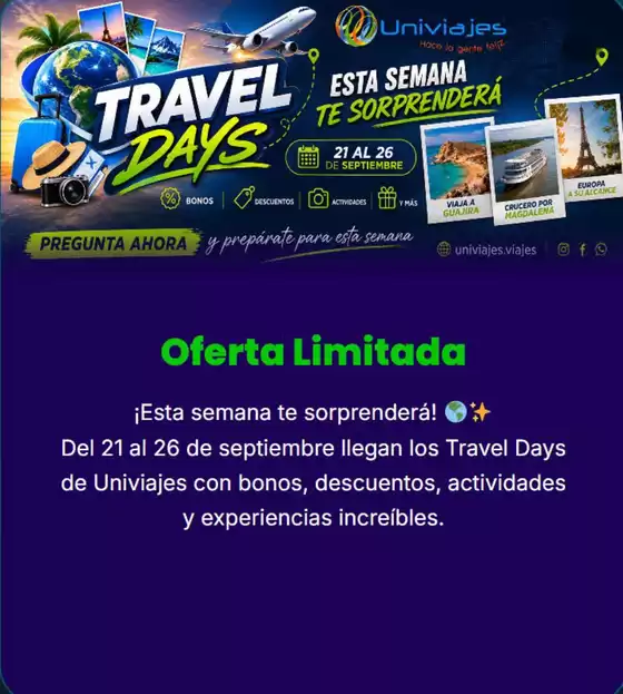 Catálogo Univiajes | Oferta Limitada | 2026-08-24T00:00:00.000Z - 2026-08-30T00:00:00.000Z