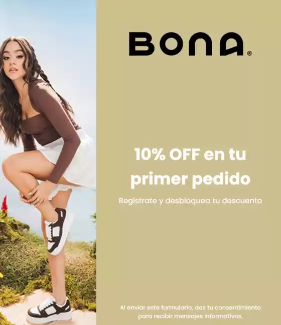 Catálogo Bona Calzature | 10% OFF en tu primer pedido | 2026-08-25T00:00:00.000Z - 2026-08-31T00:00:00.000Z