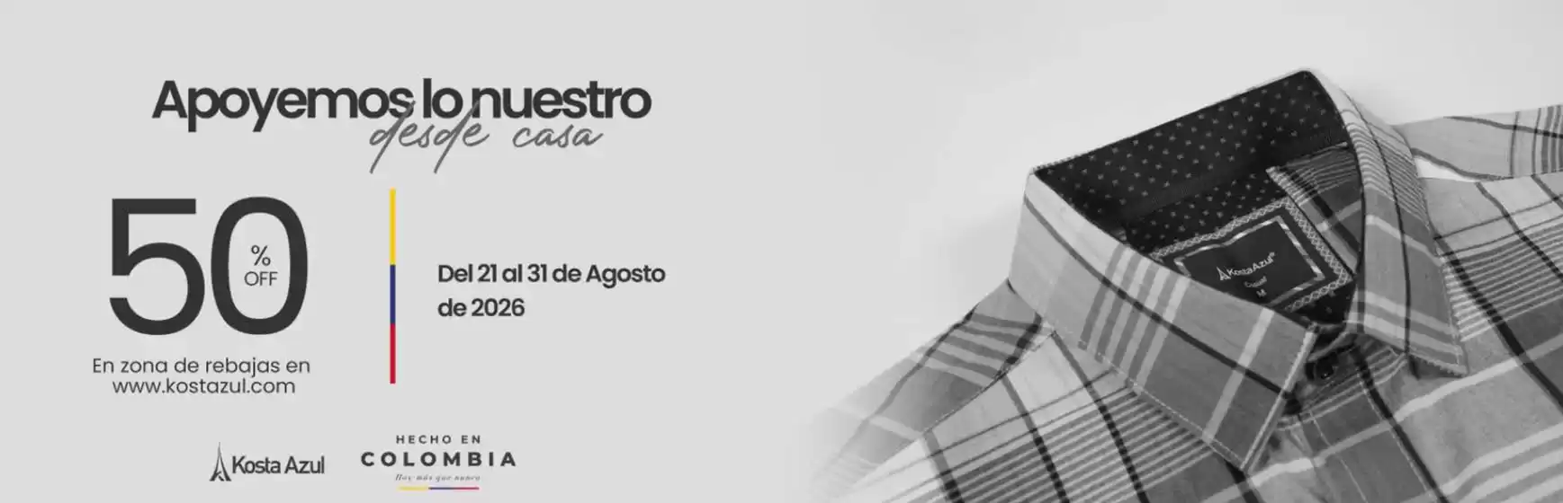 Catálogo Kosta Azul | 50% OFF en zona de Rebajas | 2026-08-26T00:00:00.000Z - 2026-08-31T00:00:00.000Z