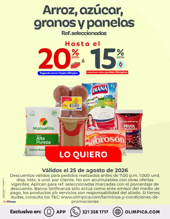 Catálogo Olímpica | Ofertas principales para ahorradores | 2026-08-25T00:00:00.000Z - 2026-08-25T00:00:00.000Z