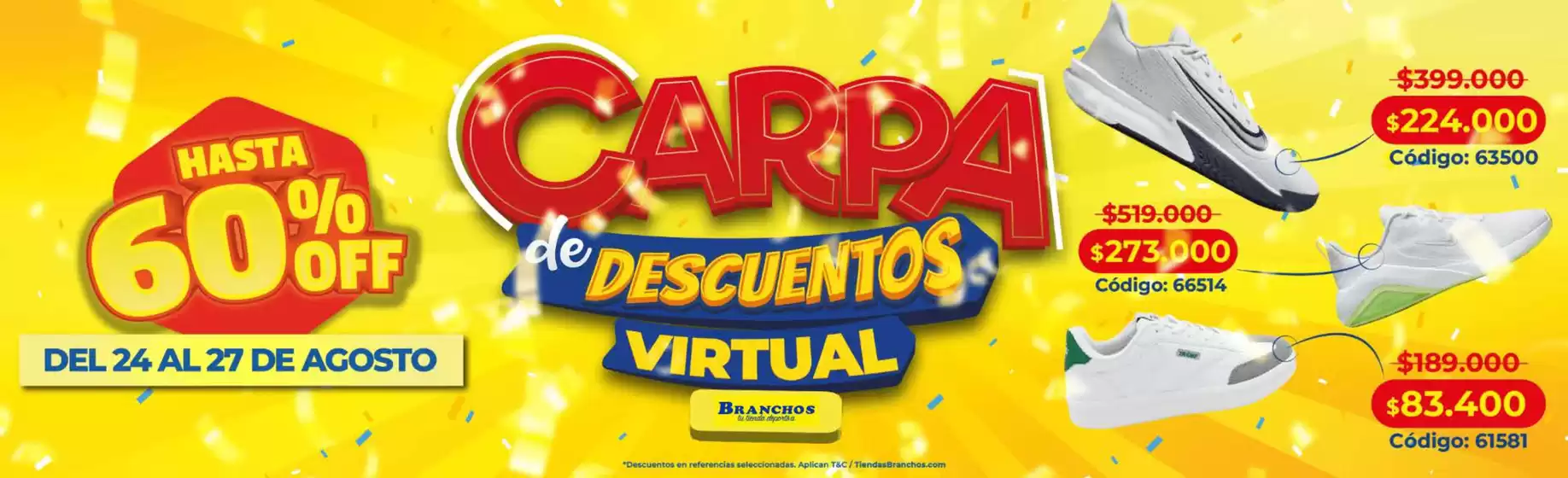 Catálogo Branchos | Hasta 60% OFF | 2026-08-26T00:00:00.000Z - 2026-08-27T00:00:00.000Z