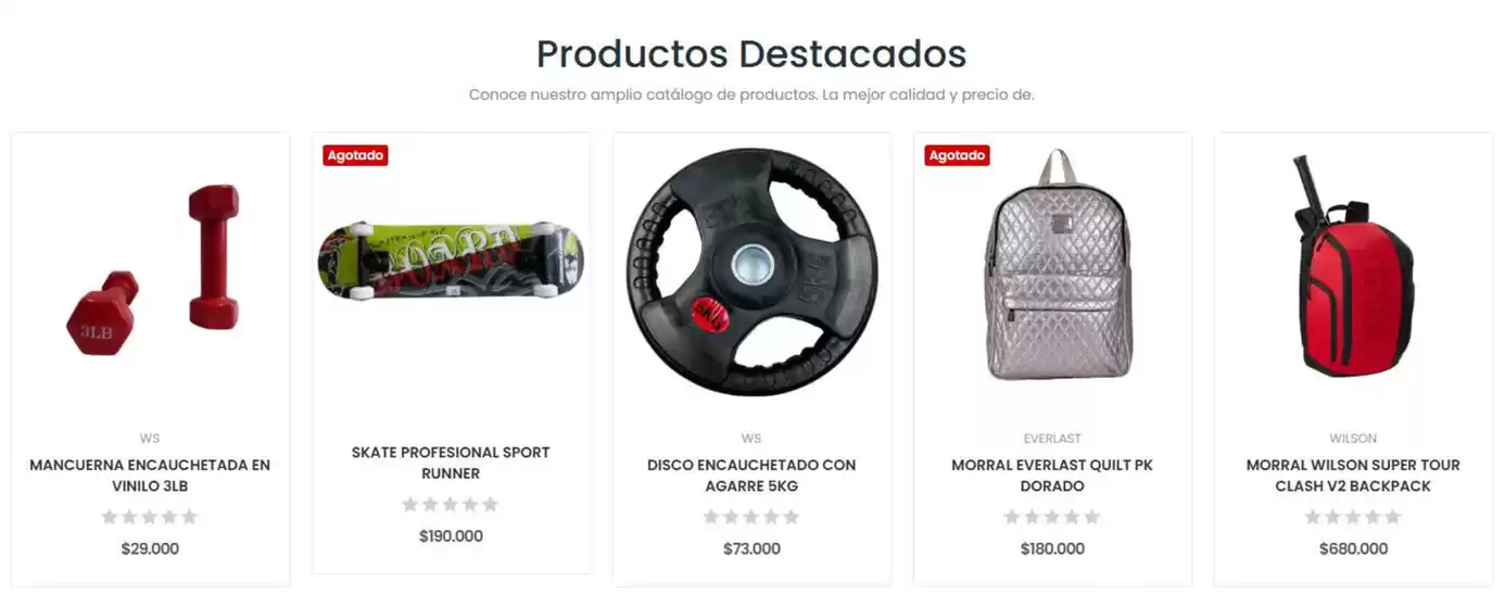 Catálogo Sport World | Productos Destacados | 2026-08-26T00:00:00.000Z - 2026-09-06T00:00:00.000Z