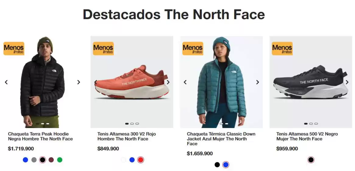 Catálogo The North Face | Destacados The North Face | 2026-08-26T00:00:00.000Z - 2026-09-02T00:00:00.000Z