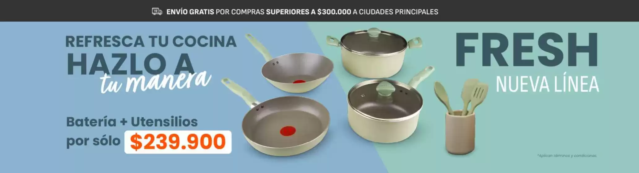 Catálogo Imusa | Batería + Utensilios por sólo $239.900 | 2026-08-26T00:00:00.000Z - 2026-08-31T00:00:00.000Z