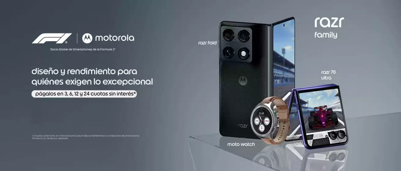 Catálogo Motorola en La Tola | Págalos en 3, 6, 12 y 24 cuotas sin interés | 2026-08-26T00:00:00.000Z - 2026-08-31T00:00:00.000Z