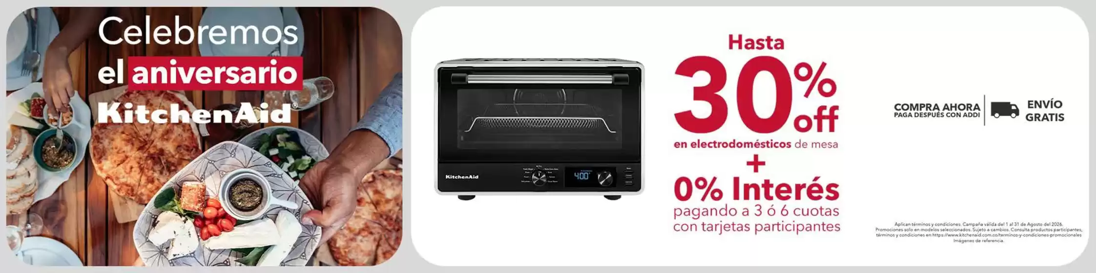 Catálogo KitchenAid | Hasta 30% OFF + 0% Interés pagando a 3 ó 6 cuotas | 2026-08-26T00:00:00.000Z - 2026-08-31T00:00:00.000Z