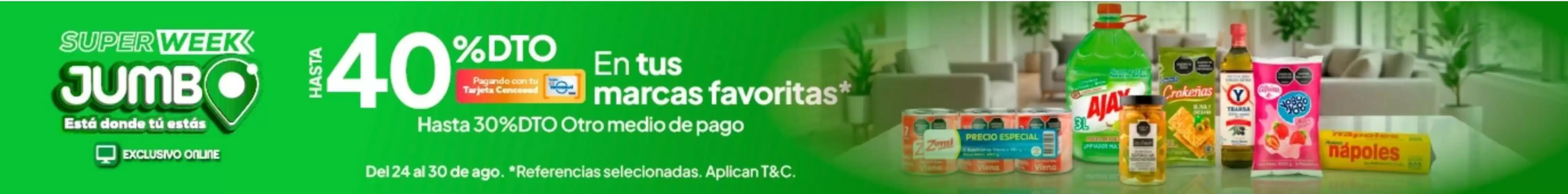 Catálogo Jumbo en Cómbita | Ofertas Jumbo | 2026-08-24T00:00:00.000Z - 2026-08-30T00:00:00.000Z