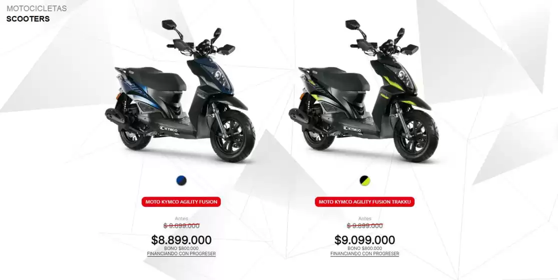 Catálogo Kymco | Precios Especiales | 2026-08-27T00:00:00.000Z - 2026-08-31T00:00:00.000Z