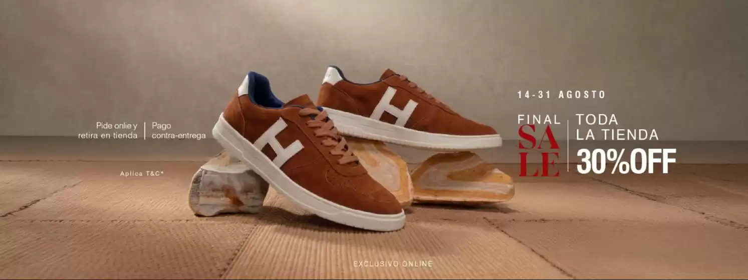 Catálogo Hush Puppies | Final Sale, Toda la Tienda 30%OFF | 2026-08-27T00:00:00.000Z - 2026-08-31T00:00:00.000Z