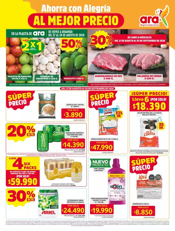 Catálogo Ara en La Sierra | Ofertas Ara | 2026-08-27T00:00:00.000Z - 2026-09-02T00:00:00.000Z