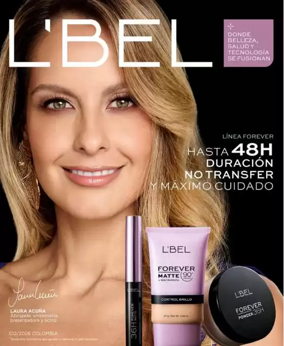 Catálogo L'bel | LBEL COLOMBIA C12 2026 | 2026-12-01T00:00:00.000Z - 2026-12-31T00:00:00.000Z