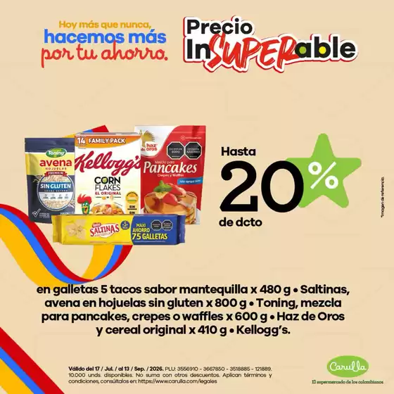 Catálogo Carulla en Solano | Aprovecha ofertas en los productos que más te gustan | 2026-08-27T00:00:00.000Z - 2026-09-13T00:00:00.000Z