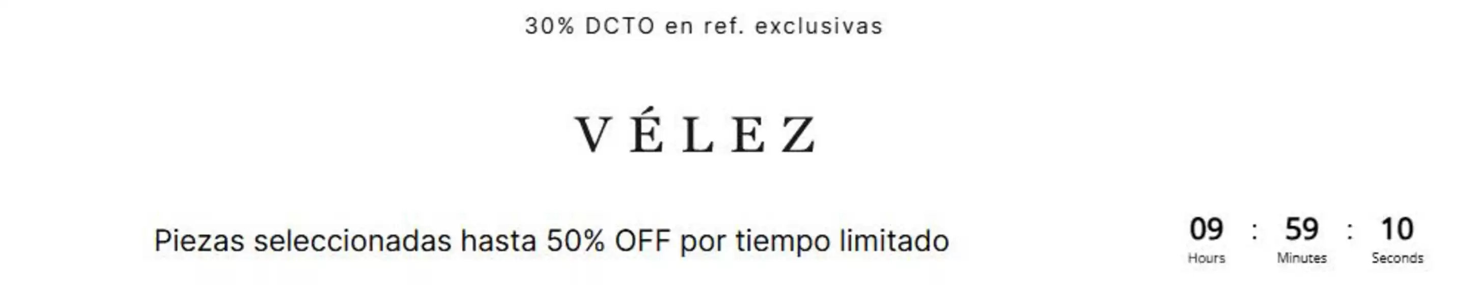 Catálogo Vélez | Ofertas Especiales | 2026-08-28T00:00:00.000Z - 2026-08-29T00:00:00.000Z