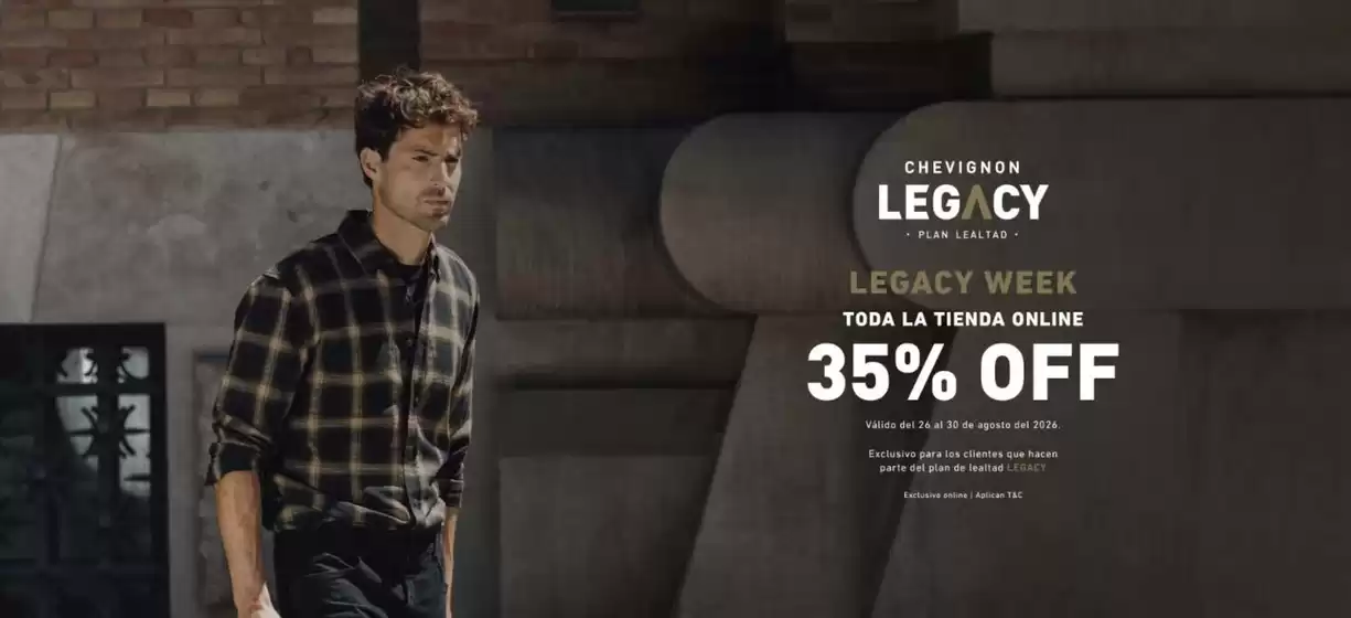 Catálogo Chevignon | Toda la Tienda Online Hasta 35% OFF | 2026-08-28T00:00:00.000Z - 2026-08-30T00:00:00.000Z
